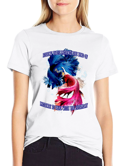 Fishing Patience Graphic Tee