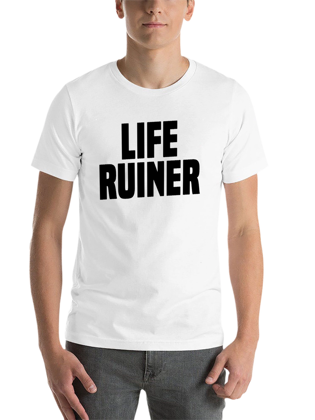 Life Ruiner Graphic Tee - Bold Statement T-Shirt