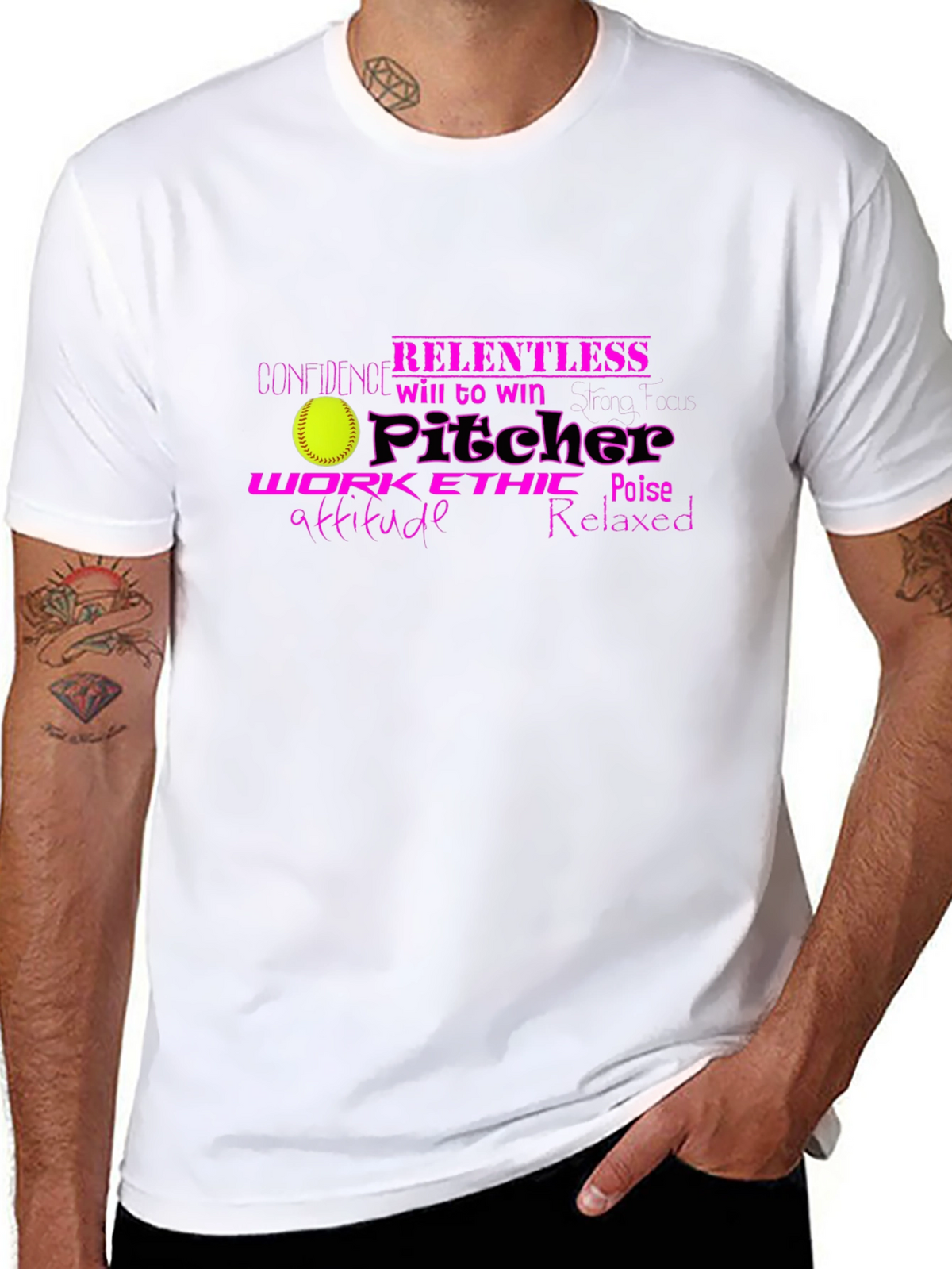 Relentless Pitcher Graphic Tee