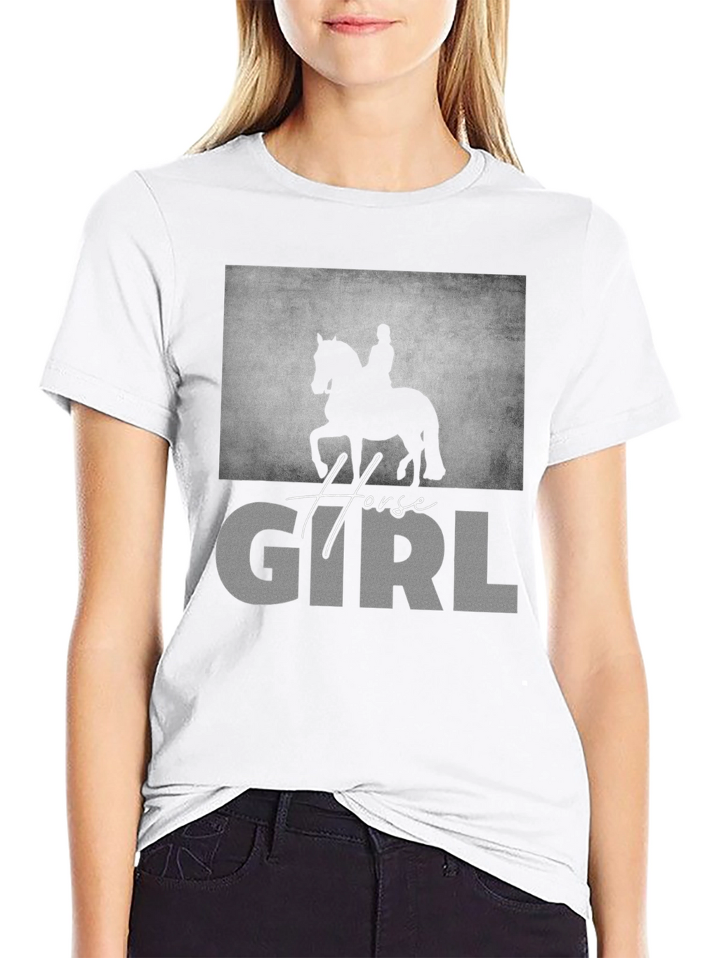 Horse Girl Graphic T-Shirt - Equestrian Lover Tee