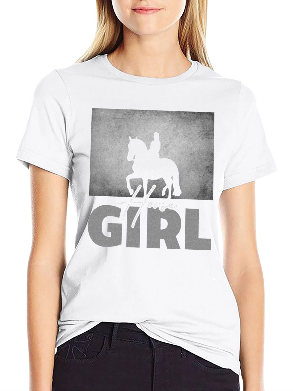 Horse Girl Graphic T-Shirt - Equestrian Lover Tee