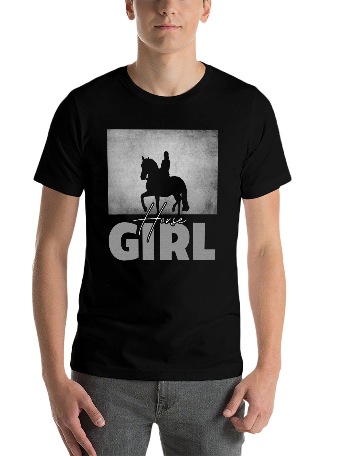 Horse Girl Graphic T-Shirt - Equestrian Lover Tee