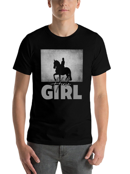 Horse Girl Graphic T-Shirt - Equestrian Lover Tee