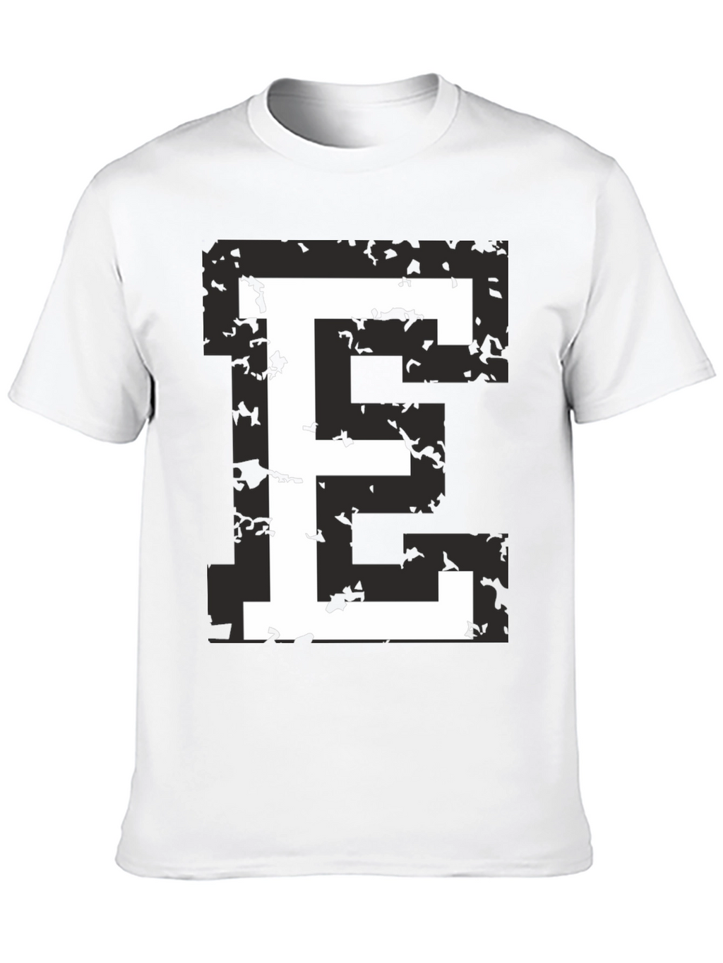 Retro E Graphic Tee - Black T-Shirt
