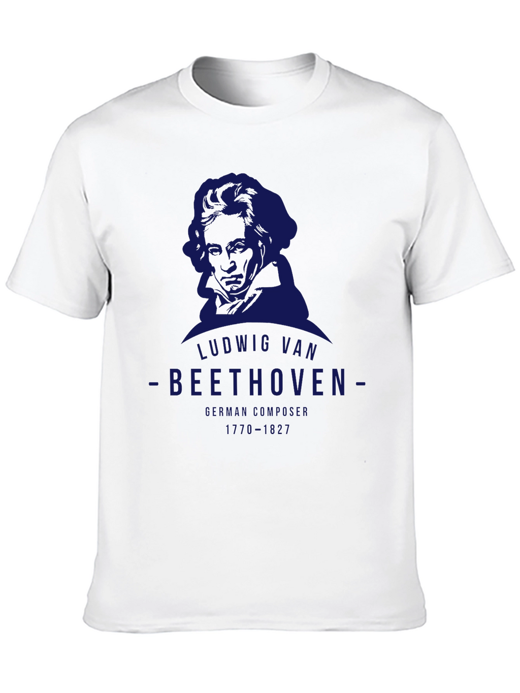 Ludwig van Beethoven Graphic Tee - Black
