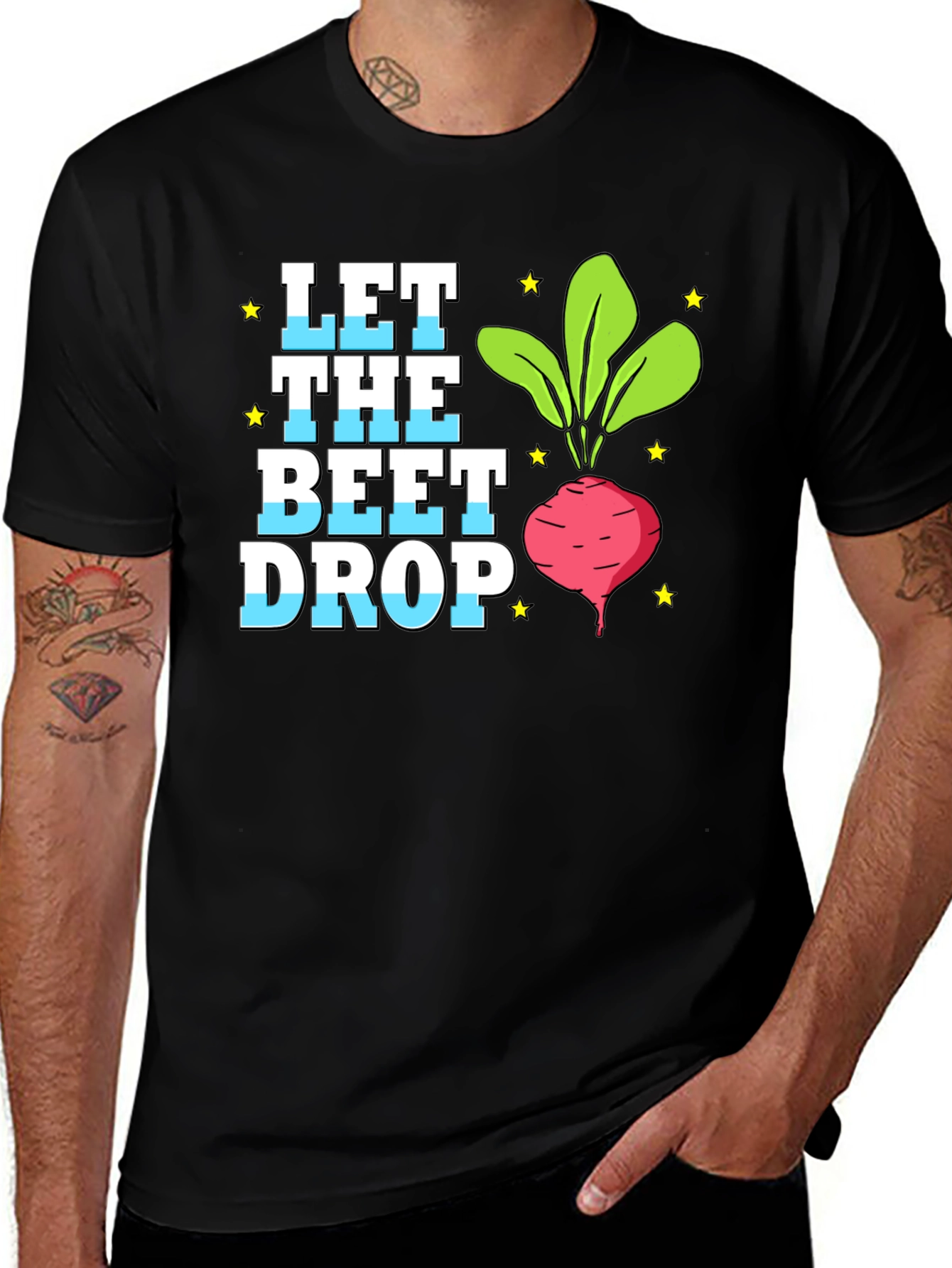 Let the Beet Drop T-Shirt - Funny Beet Lover Tee