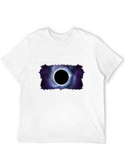 Human Costume Black Hole T-Shirt - Funny Graphic Tee