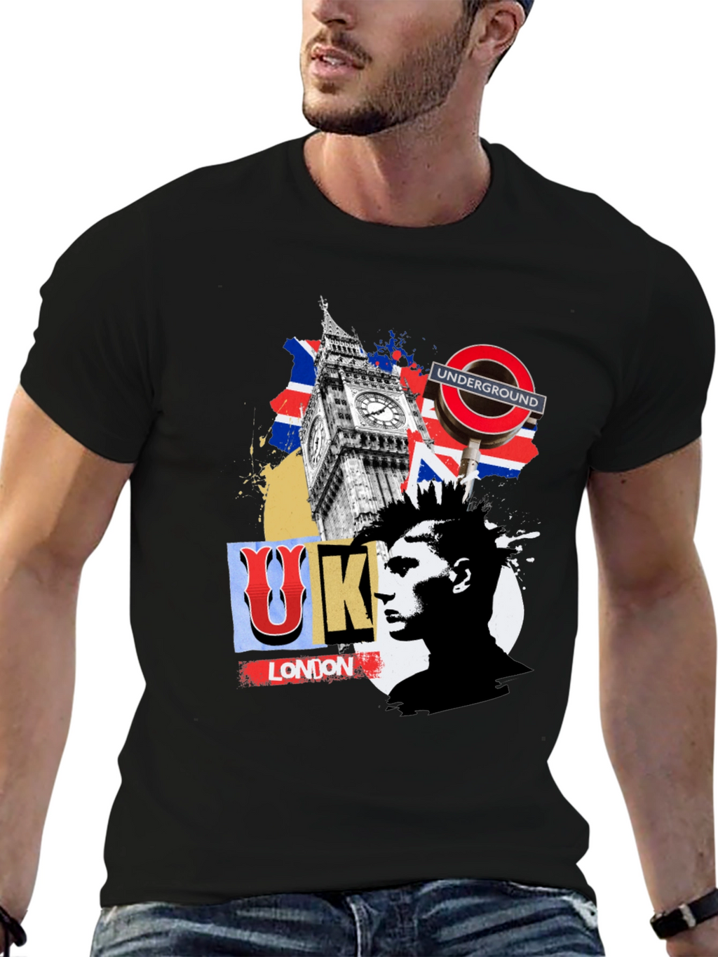 London Punk Graphic T-Shirt