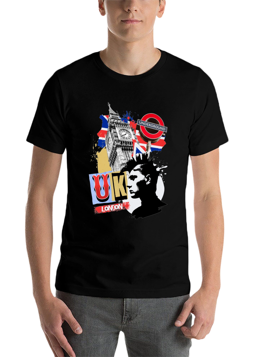 London Punk Graphic T-Shirt