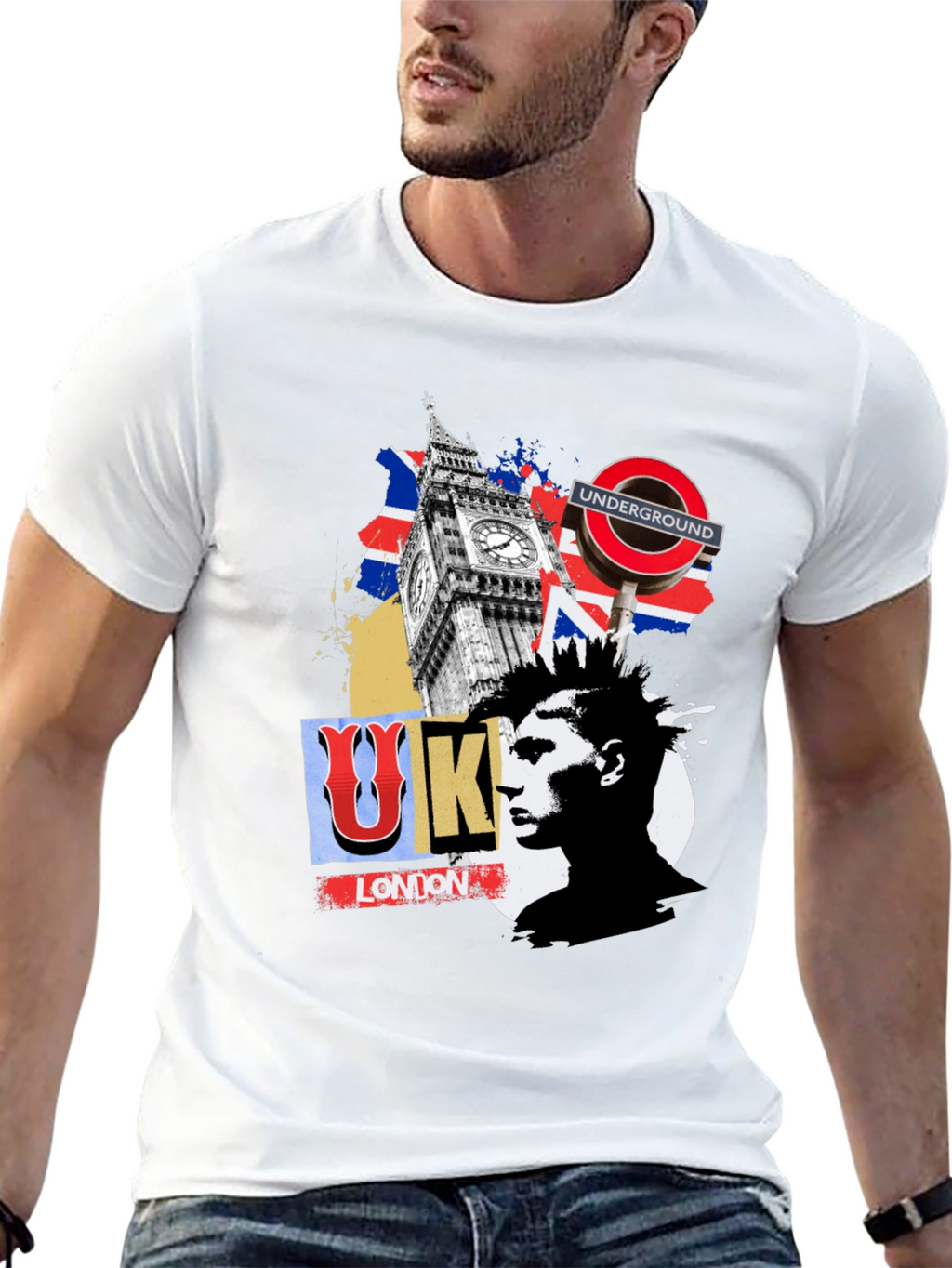 London Punk Graphic T-Shirt