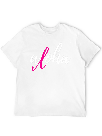 Aloha Graphic T-Shirt - Casual Black Tee