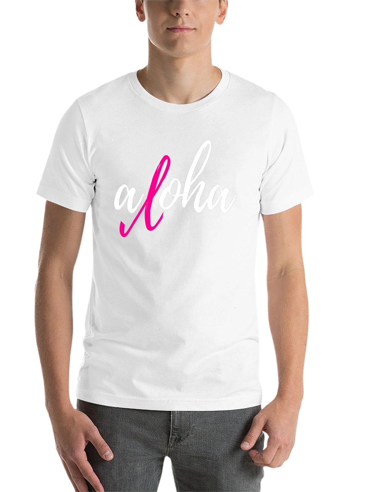 Aloha Graphic T-Shirt - Casual Black Tee