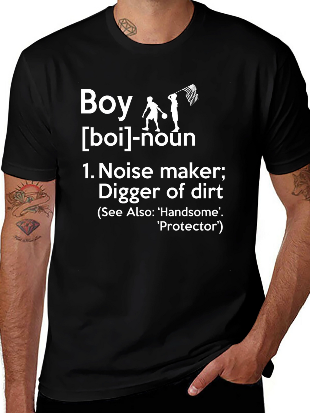 Boy Definition T-Shirt - Noise Maker Digger of Dirt