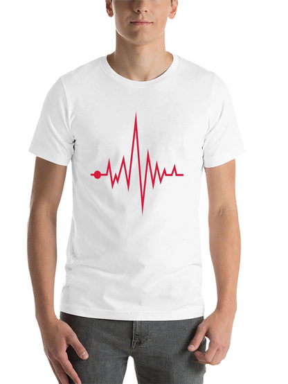 Heartbeat Graphic Tee - Modern Casual Style