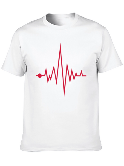 Heartbeat Graphic Tee - Modern Casual Style