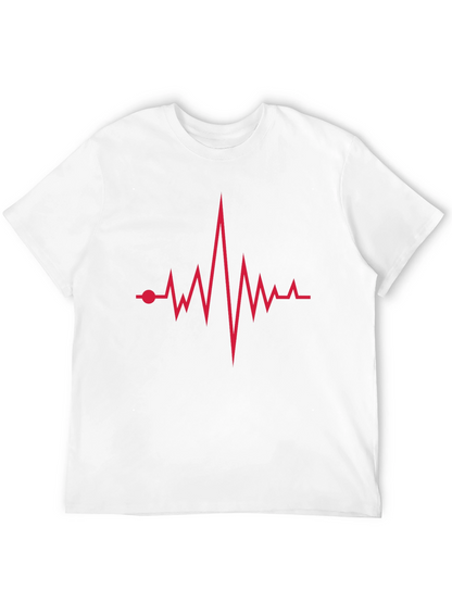Heartbeat Graphic Tee - Modern Casual Style