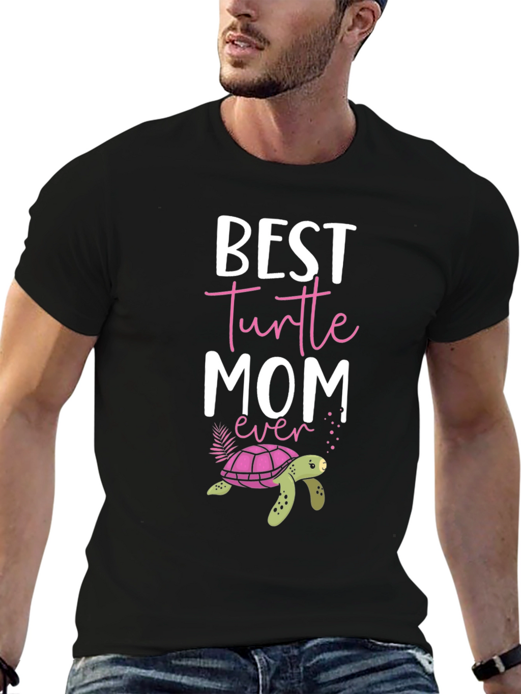 Best Turtle Mom Ever Graphic T-Shirt