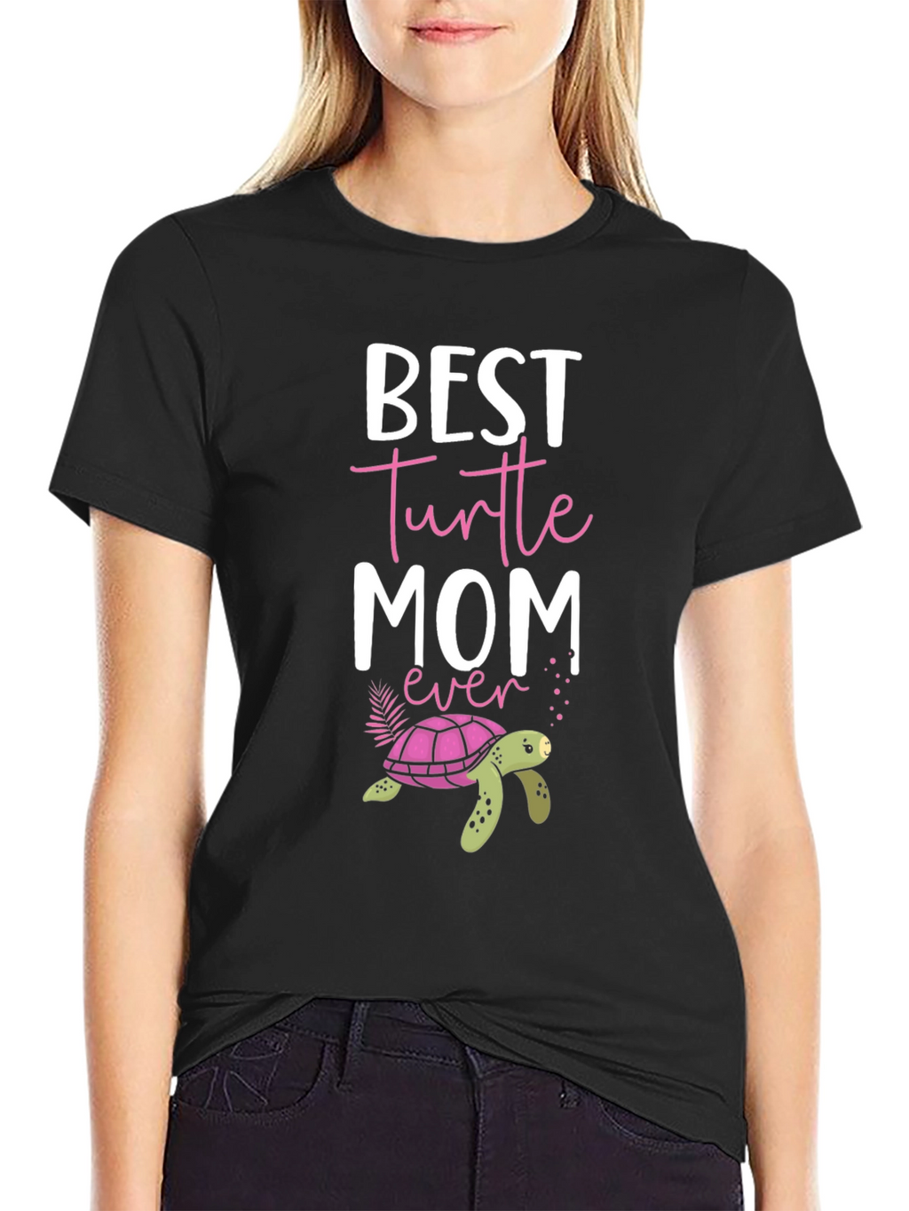 Best Turtle Mom Ever Graphic T-Shirt