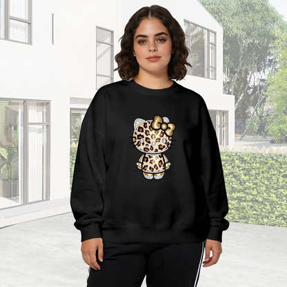 Casual Loose Basic Daily Wear Crewneck Sweatshirt