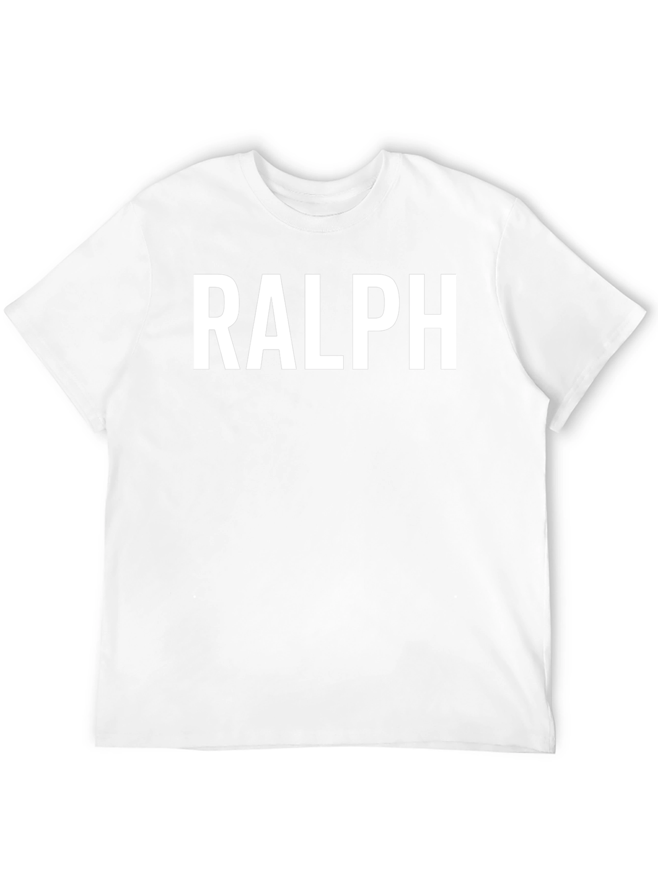RALPH Graphic Tee - Classic Black Cotton T-Shirt