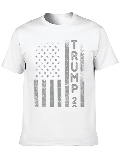 Trump 2024 American Flag Graphic T-Shirt