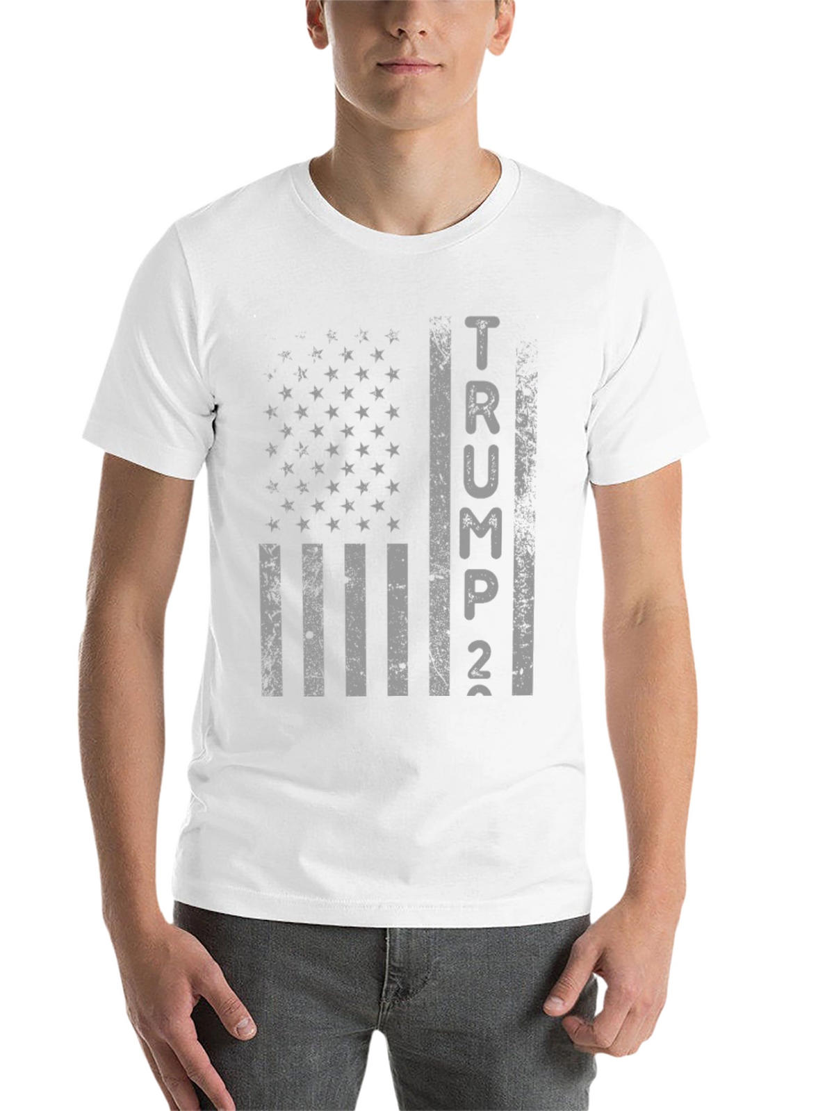 Trump 2024 American Flag Graphic T-Shirt