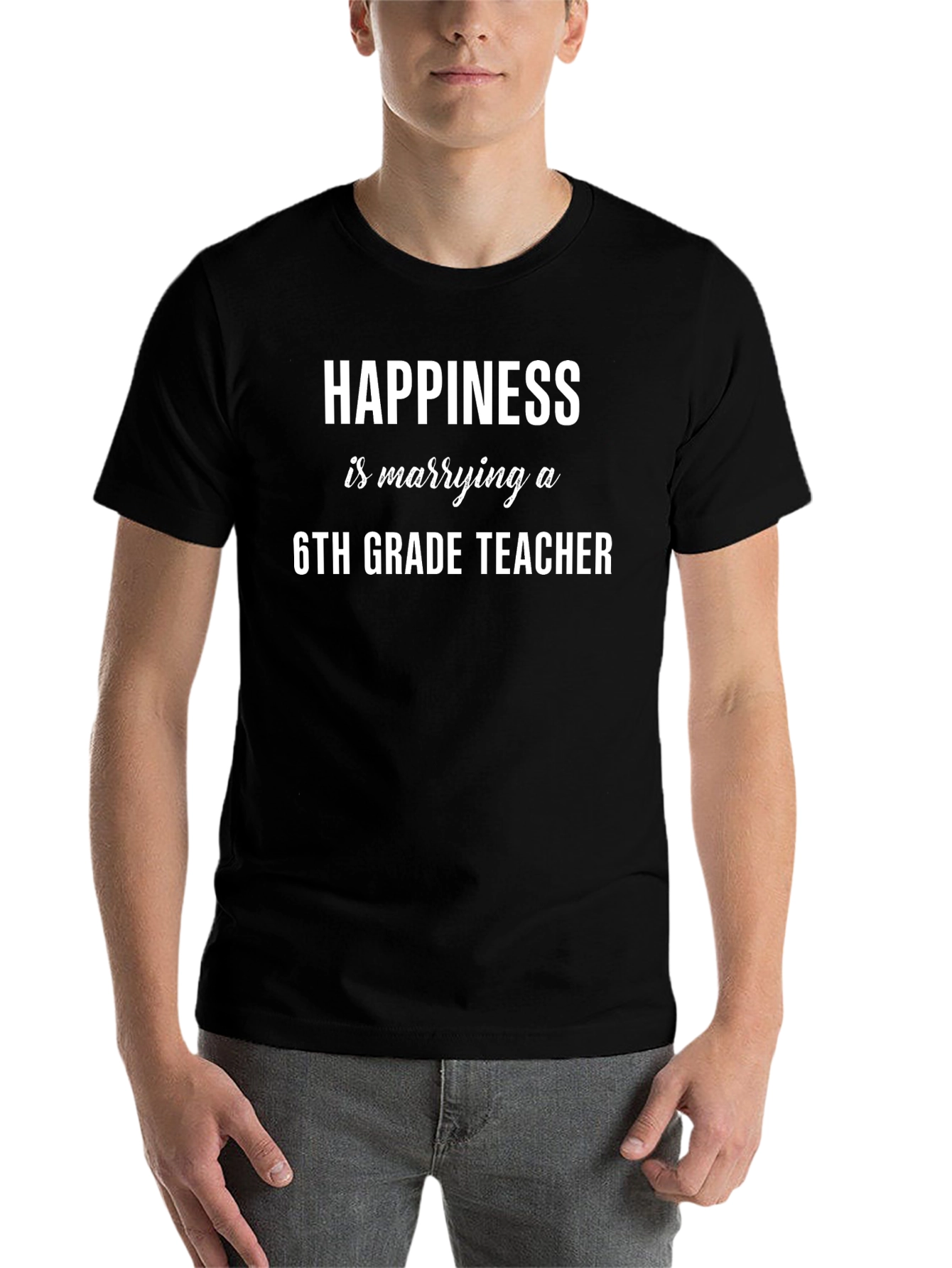 Happiness Marrying Teacher T-Shirt
