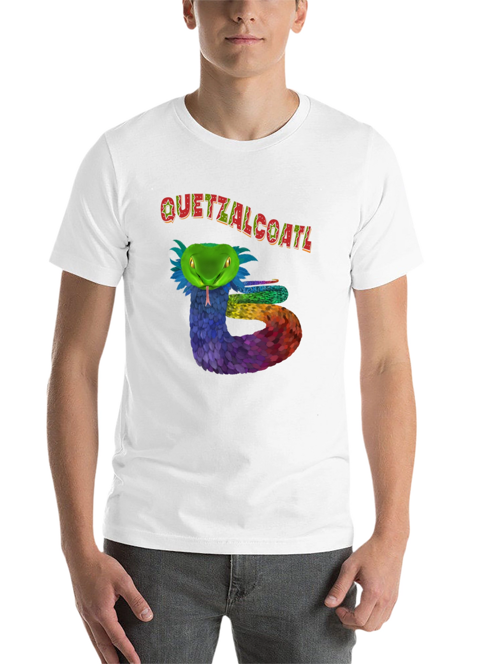 Quetzalcoatl Serpent Graphic T-Shirt