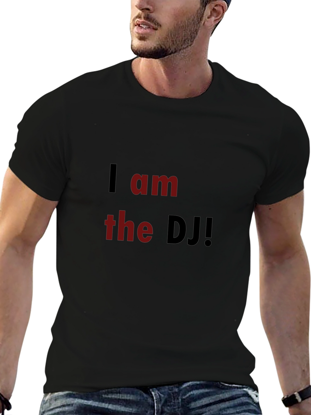 I am the DJ Black T-Shirt