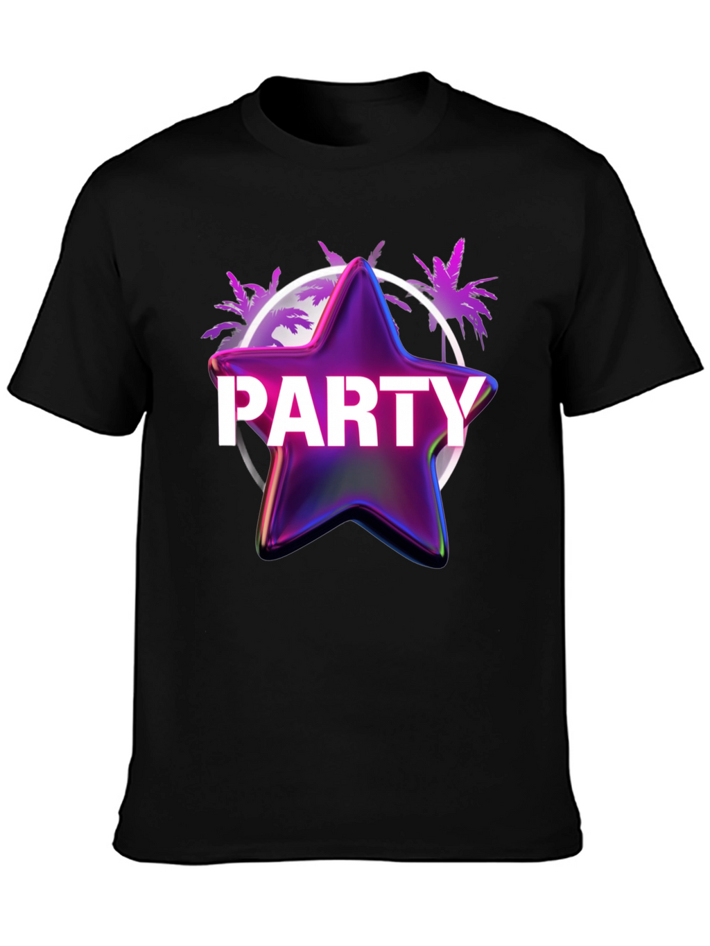 Party Star T-Shirt - Retro Graphic Tee