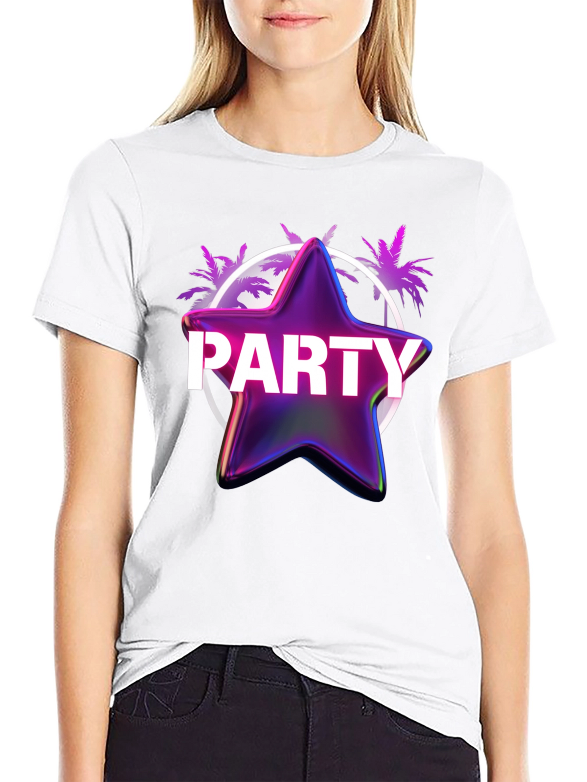 Party Star T-Shirt - Retro Graphic Tee