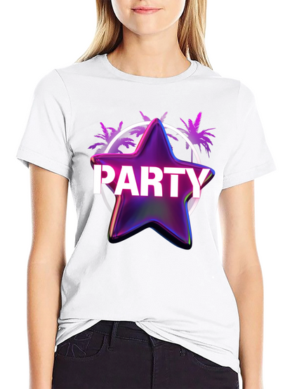 Party Star T-Shirt - Retro Graphic Tee