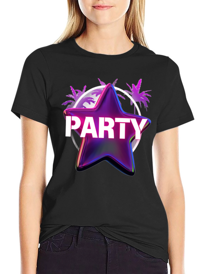 Party Star T-Shirt - Retro Graphic Tee