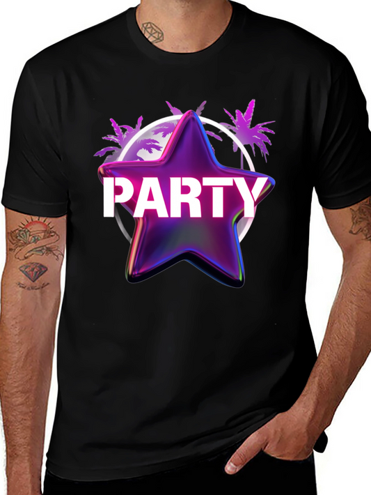 Party Star T-Shirt - Retro Graphic Tee