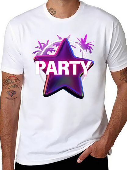 Party Star T-Shirt - Retro Graphic Tee