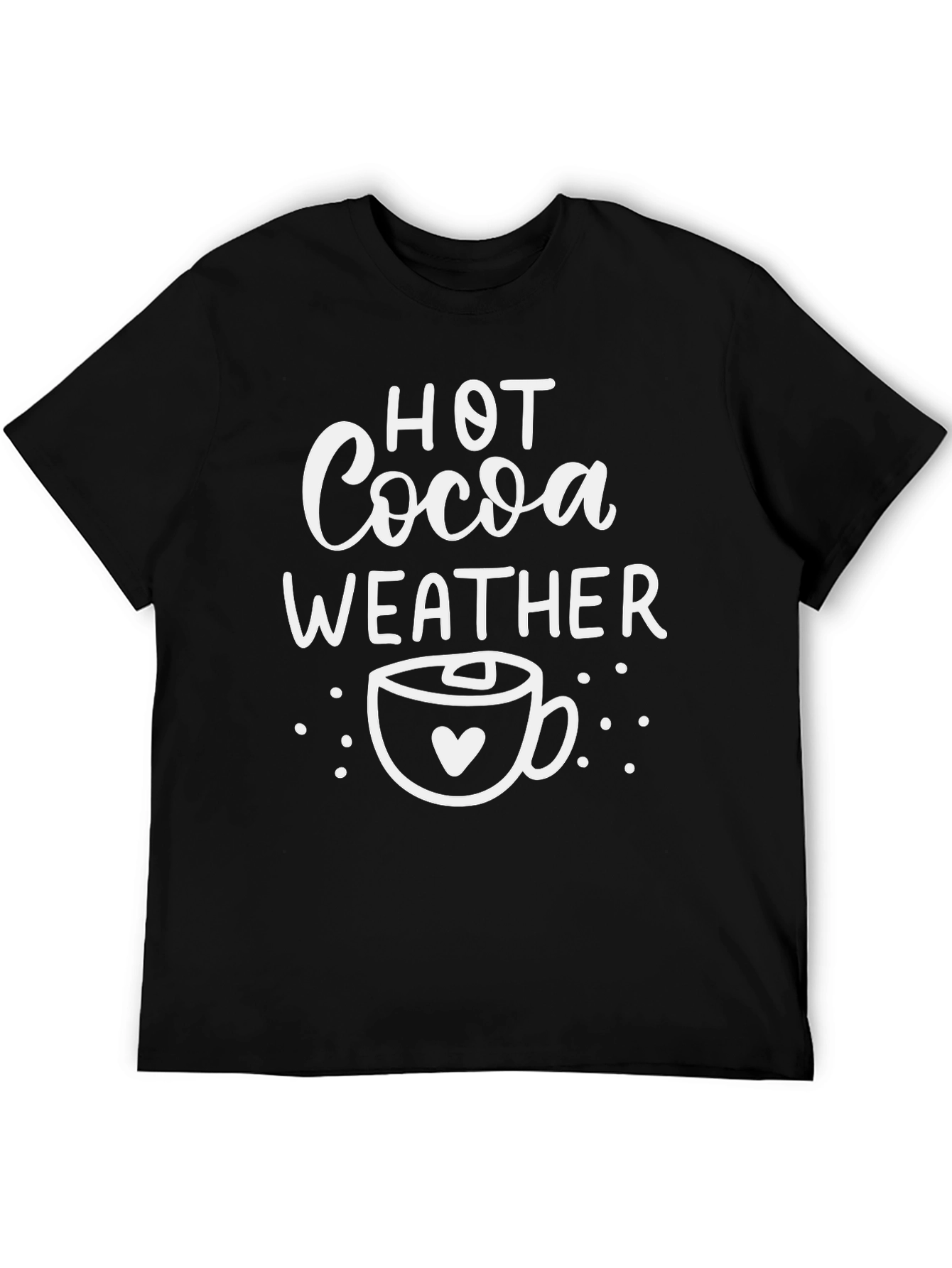 Hot Cocoa Weather Graphic Tee - Cozy Season