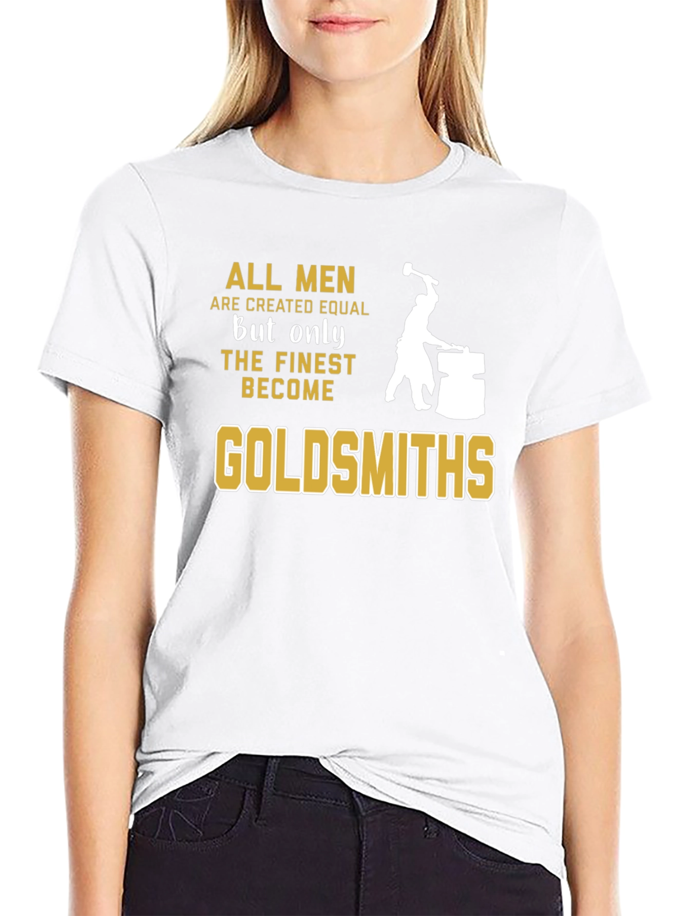 Goldsmiths Black T-Shirt - Mens Fine Quality Craftsmanship Tee