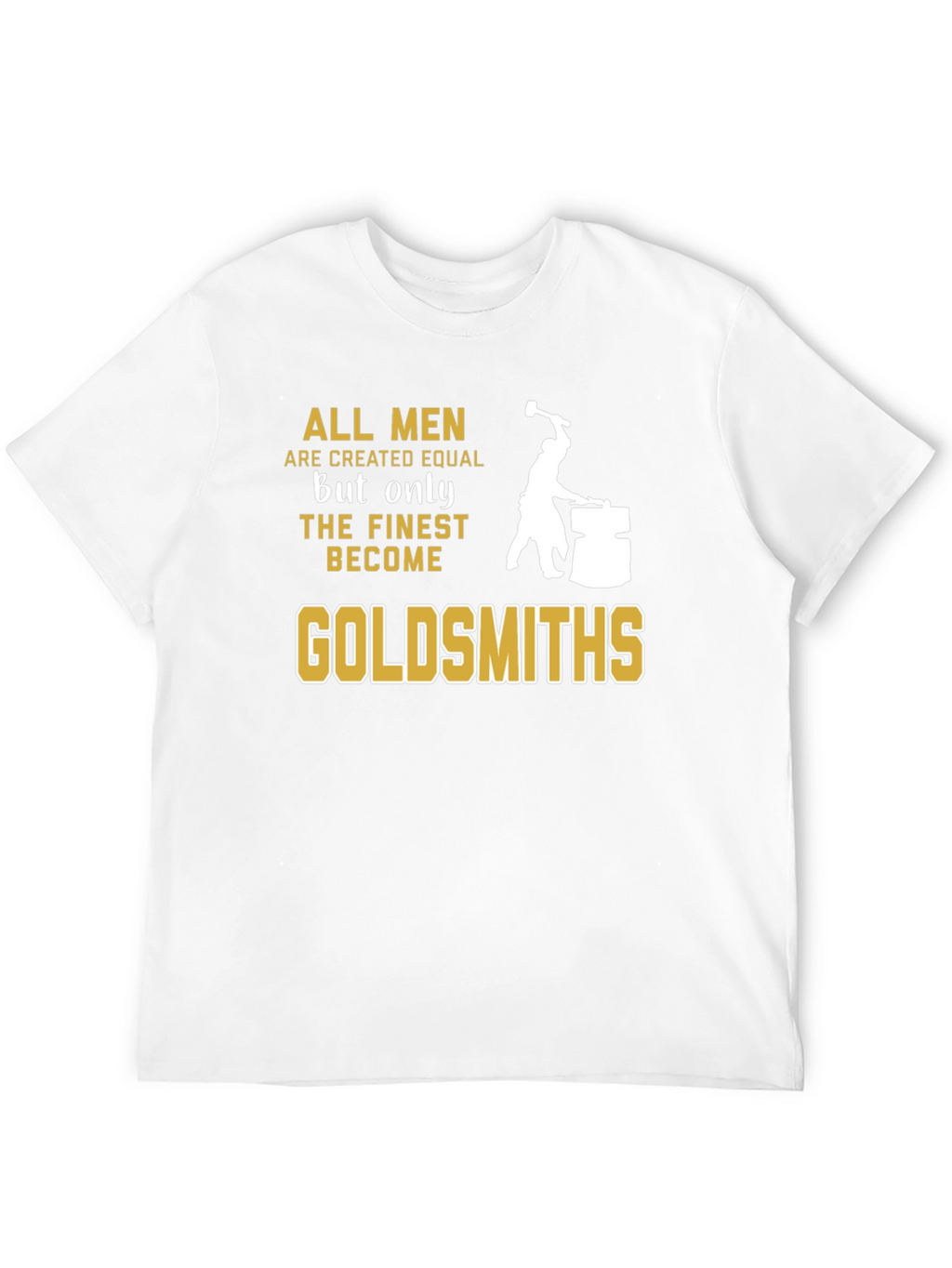 Goldsmiths Black T-Shirt - Mens Fine Quality Craftsmanship Tee