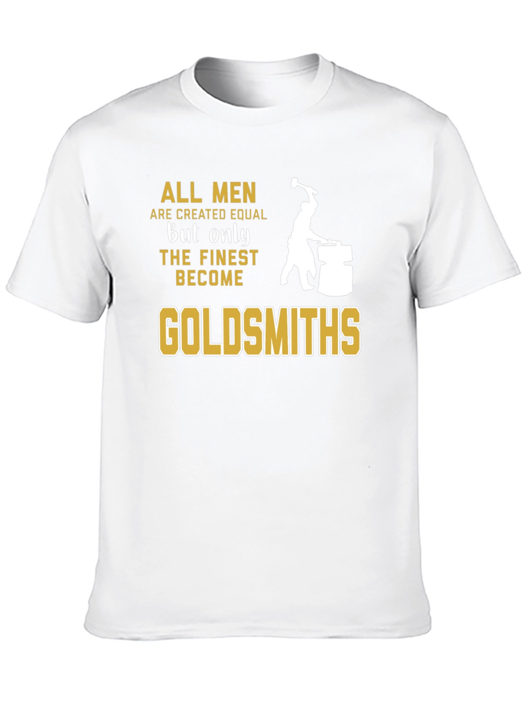 Goldsmiths Black T-Shirt - Mens Fine Quality Craftsmanship Tee