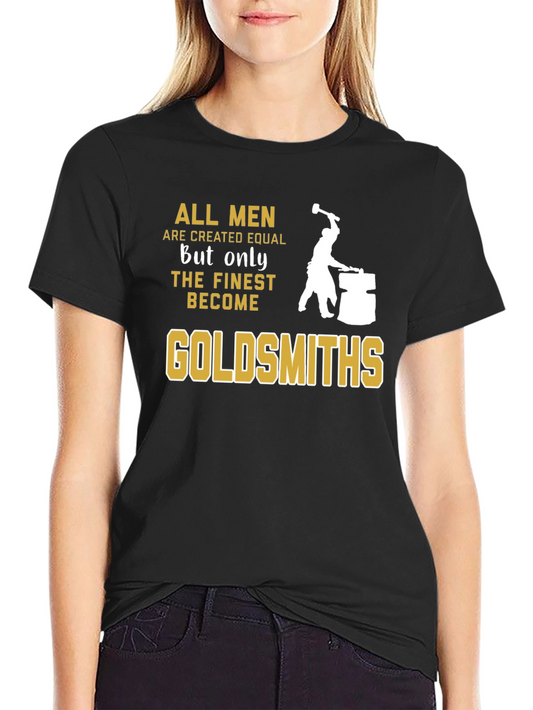Goldsmiths Black T-Shirt - Mens Fine Quality Craftsmanship Tee