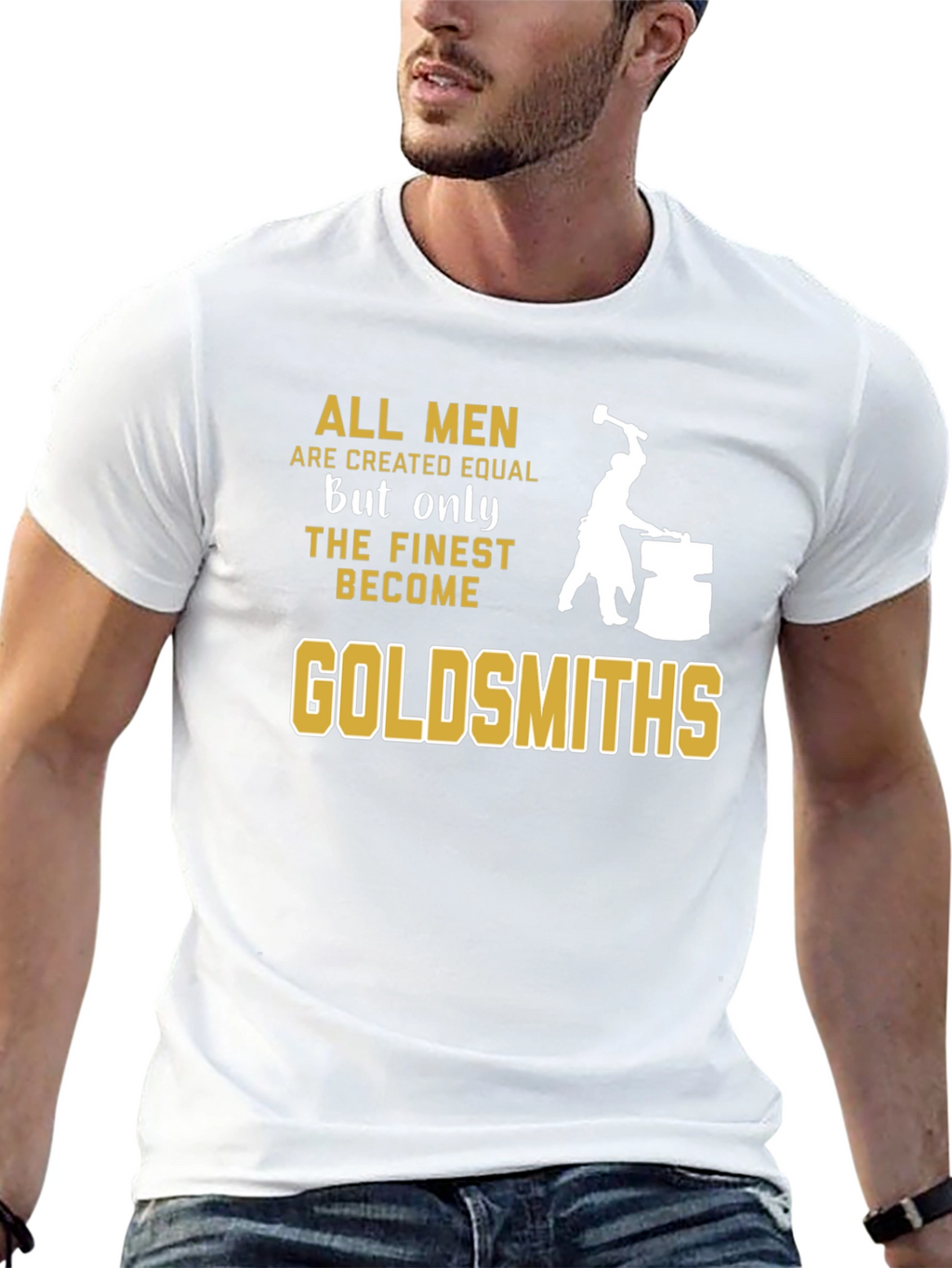 Goldsmiths Black T-Shirt - Mens Fine Quality Craftsmanship Tee