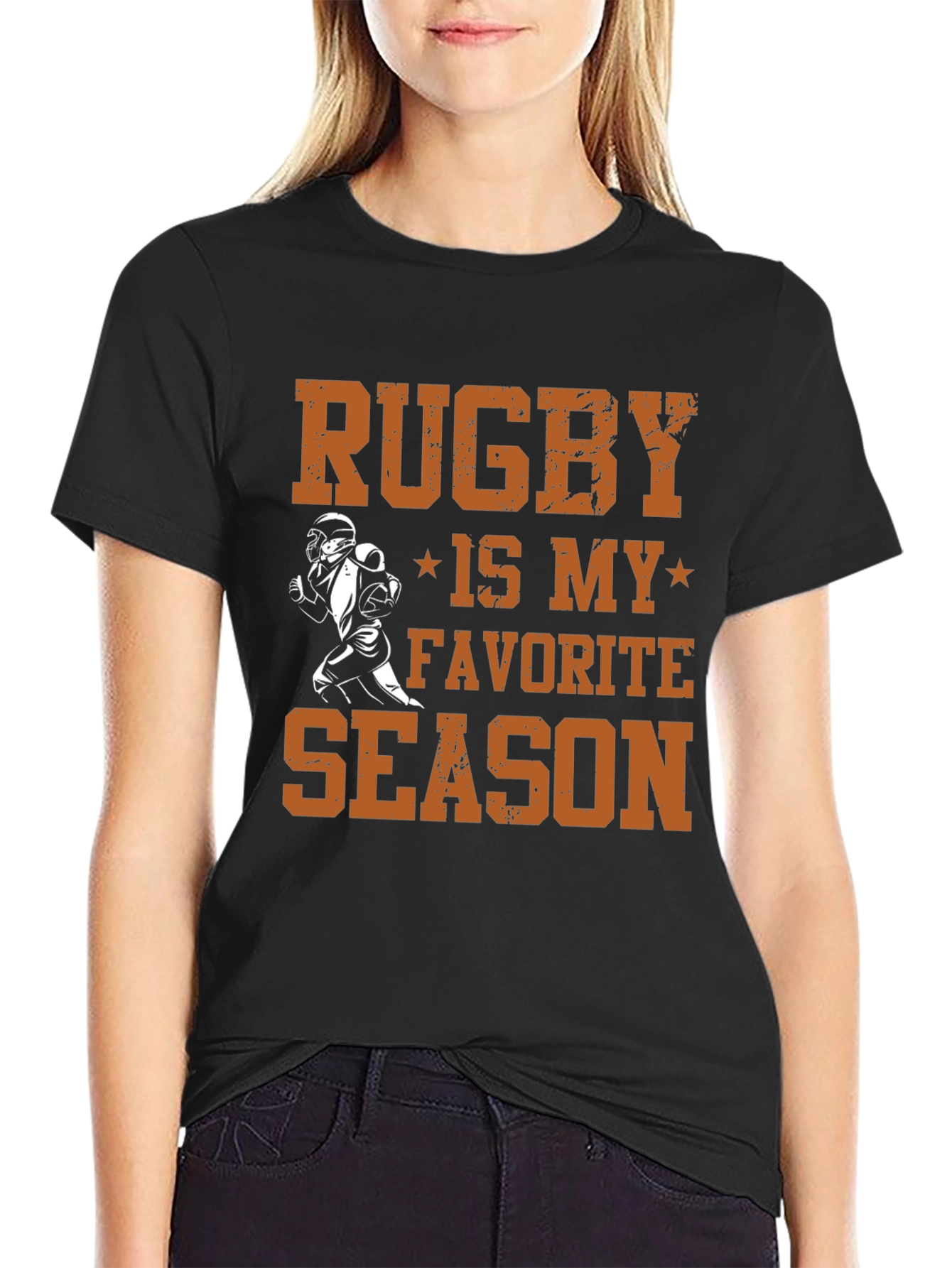 Rugby is My Favorite Season Graphic T-Shirt