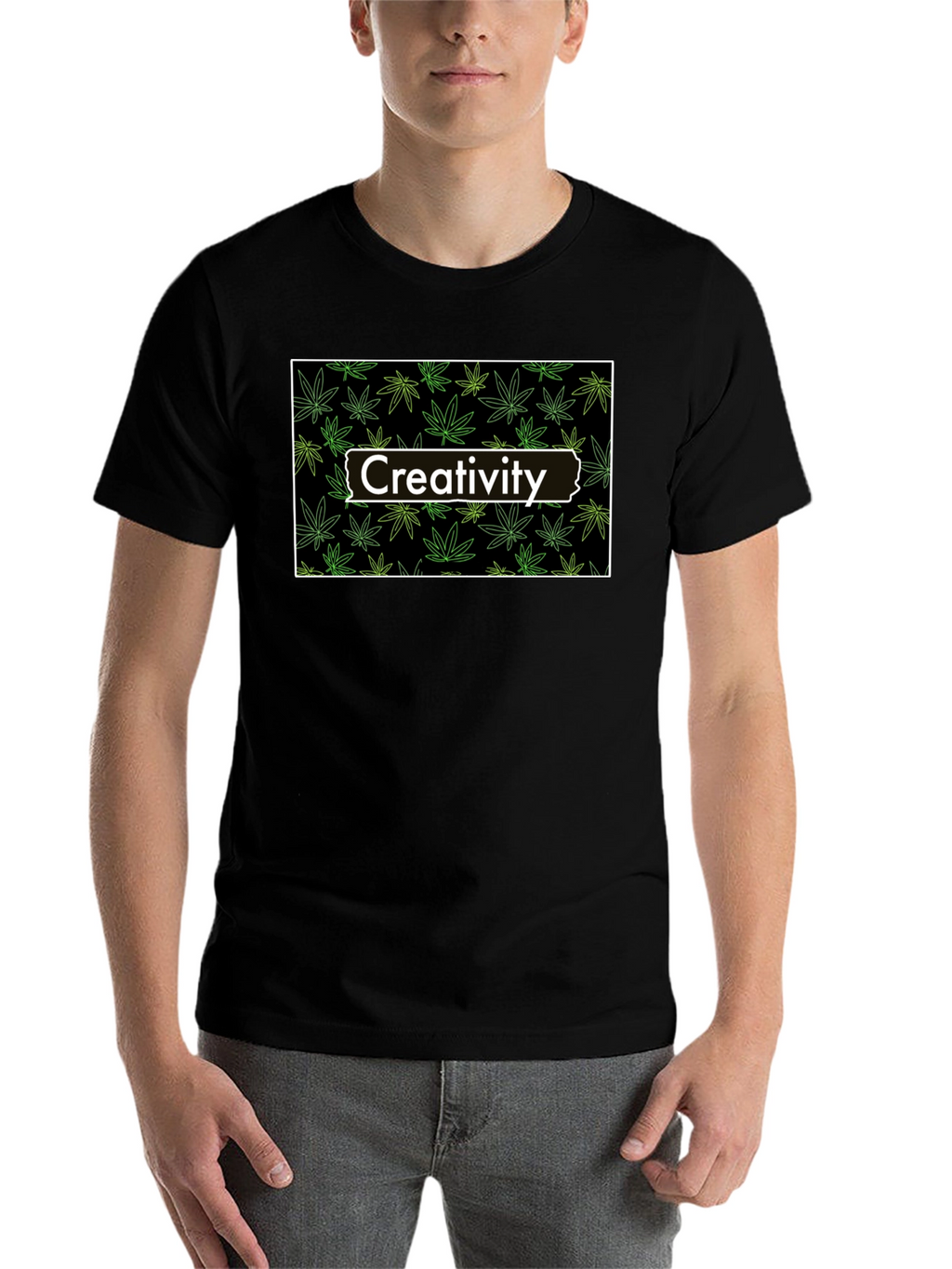 Creativity Marijuana Leaf T-Shirt