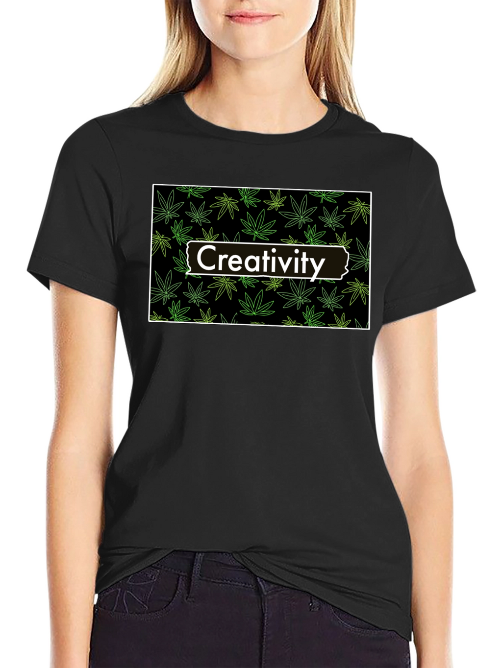 Creativity Marijuana Leaf T-Shirt
