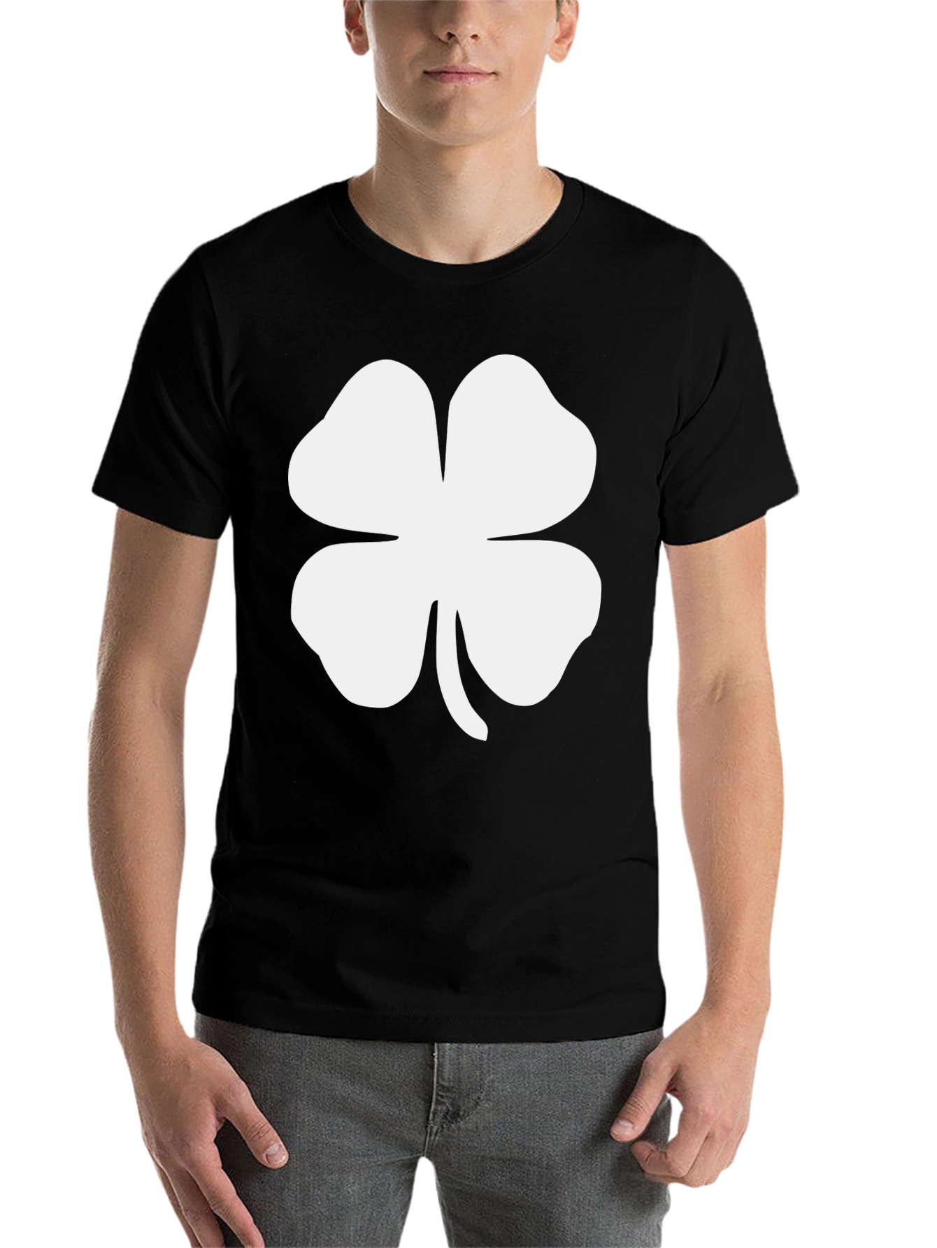 Lucky Clover Graphic Tee - Black St. Patricks Day Shirt