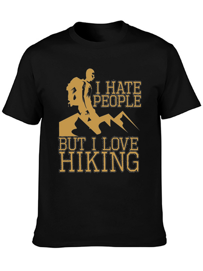 I Hate People But I Love Hiking T-Shirt