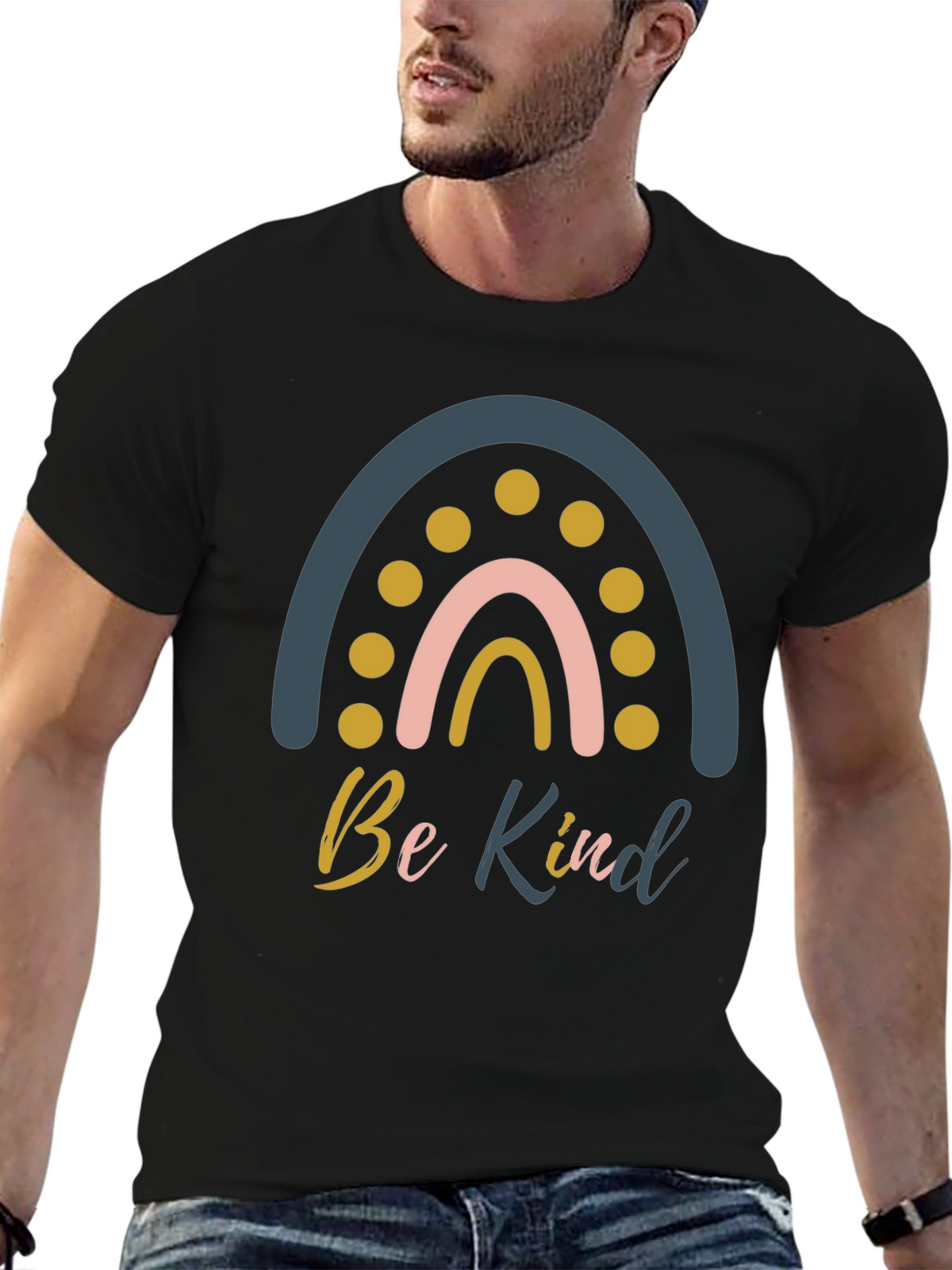 Be Kind Rainbow Graphic Tee