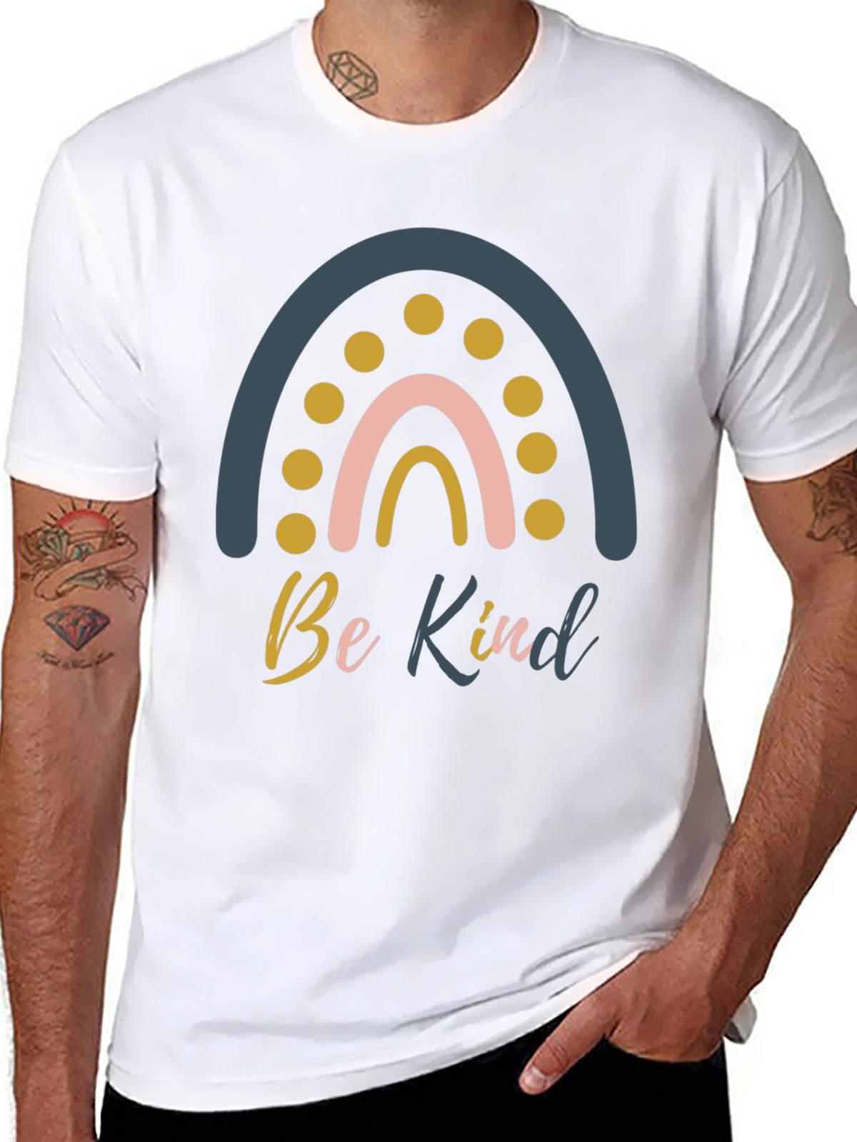 Be Kind Rainbow Graphic Tee