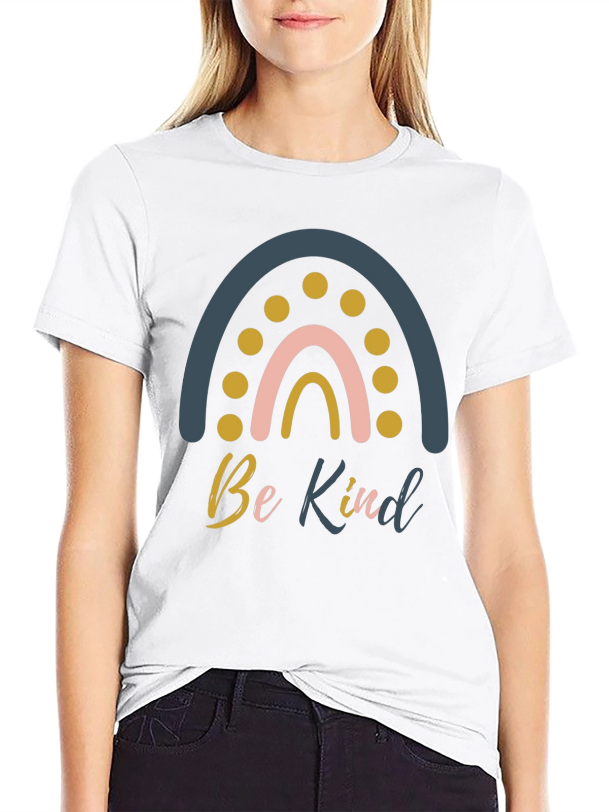 Be Kind Rainbow Graphic Tee