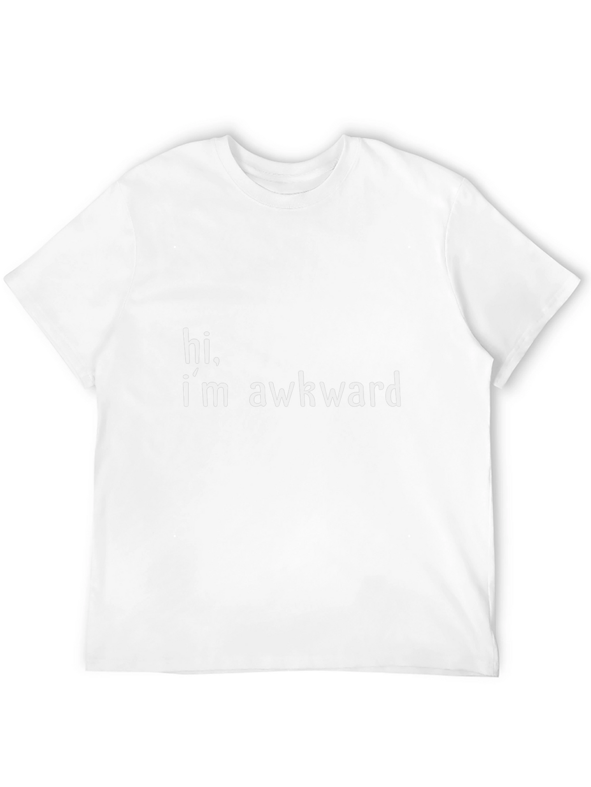 Awkward Tee - Black Cotton Blend